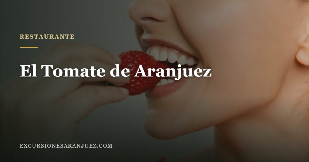 El Tomate de Aranjuez, cocina de mercado